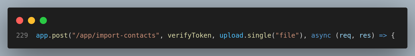 import-contacts POST route